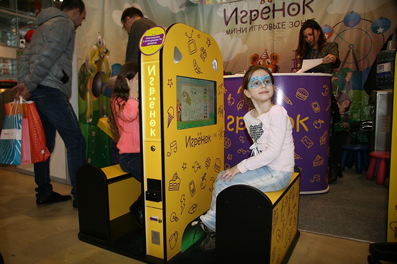 сенсорные игровые автоматы для детей