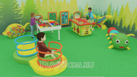 Игровая комната Полянка (20 м²)