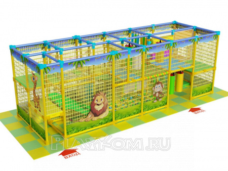 Детский игровой лабиринт "Зоопарк"