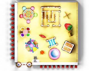 Игровая площадка для малышей Сладкая страна